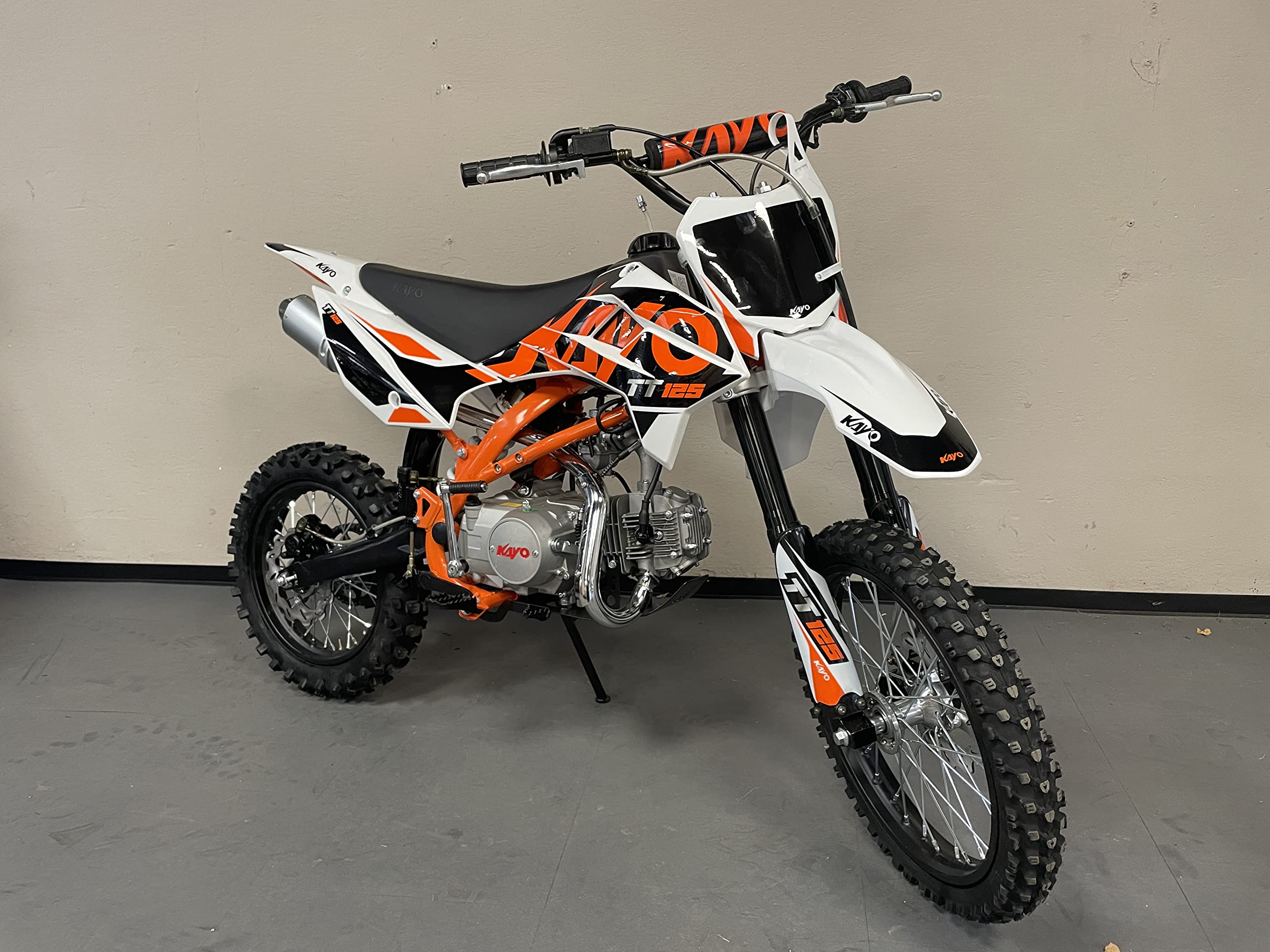 Kayo Dirt Bike Cross TT125 14/17 Inch Wheels 4 Speed Switch